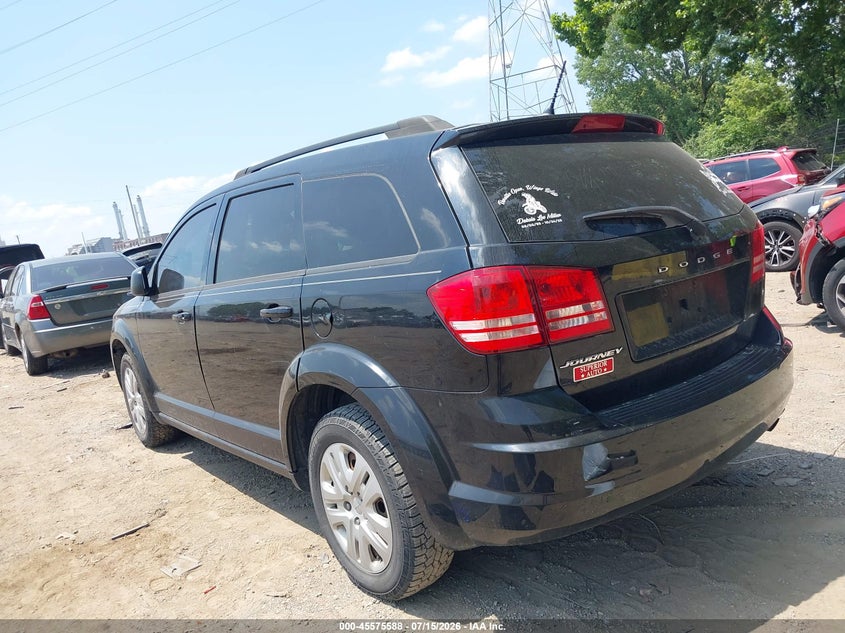 Vin: 3c4pdcab0gt139384, lot: 46073941, dodge journey se 20163