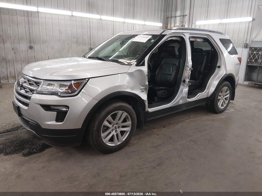 Vin: 1fm5k8dh2jgb56351, lot: 46073953, ford explorer xlt 20182