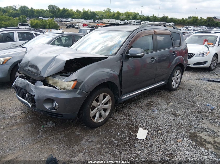 Vin: ja4jt4ax1az003611, lot: 46073956, mitsubishi outlander xls 20102