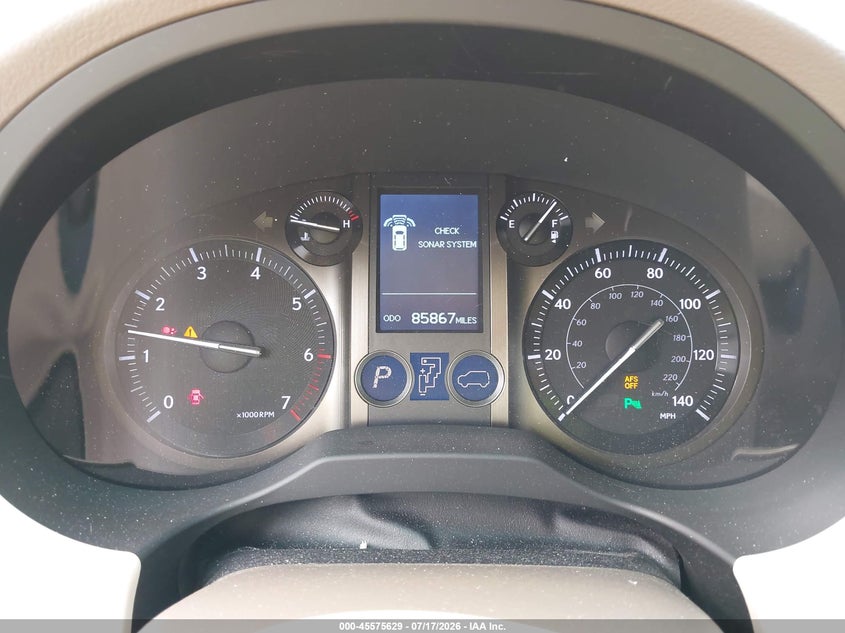 2012 Lexus Gx 460 VIN: JTJBM7FX2C5042068 Lot: 45575629