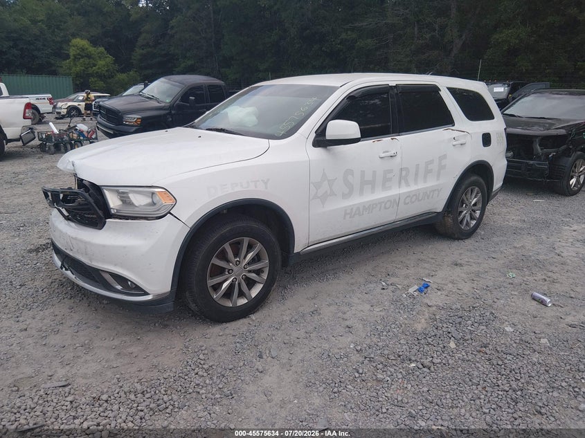 Vin: 1c4sdjft8hc637880, lot: 46073987, dodge durango special service awd 20172