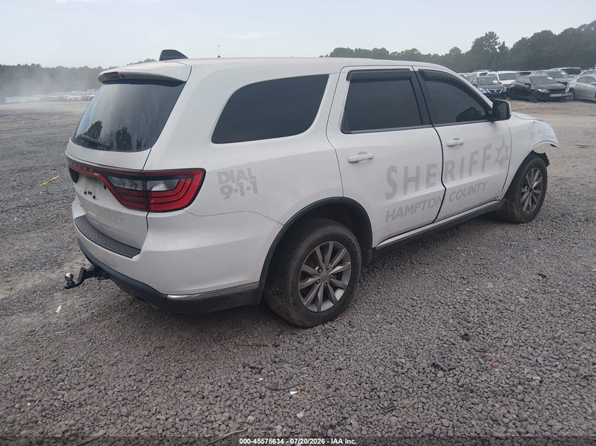 Vin: 1c4sdjft8hc637880, lot: 46073987, dodge durango special service awd 20174