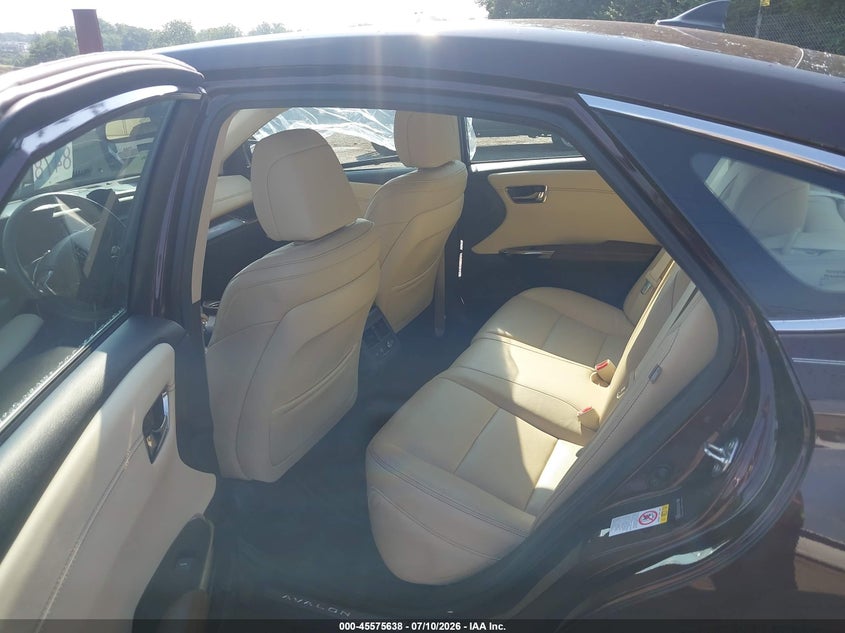 2016 TOYOTA AVALON SEDAN 3.5L V-6 DOHC, VVT, 268HP
