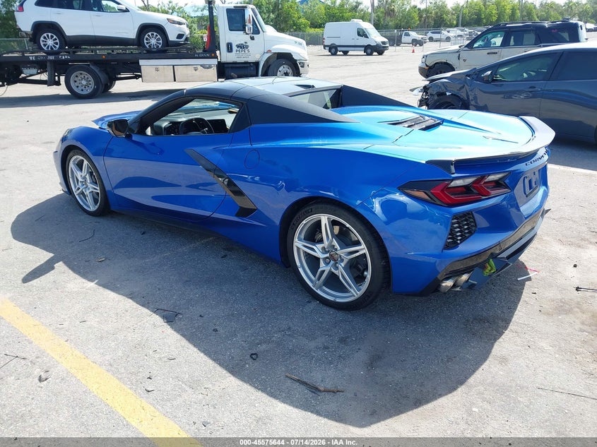 Vin: 1g1yb3d44n5118583, lot: 46073998, chevrolet corvette stingray rwd  2lt 20223