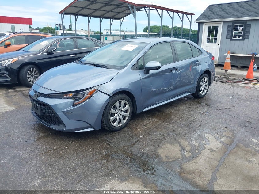 2022 Toyota Corolla, Left Side, IAAI, VIN JTDEPMAE0NJ212854 — photo 2