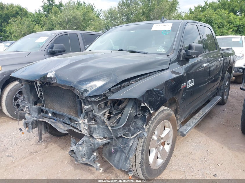 Vin: 3c6rr6lt0hg636972, lot: 46074025, ram 1500 big horn  4x2 5'7 box 20172