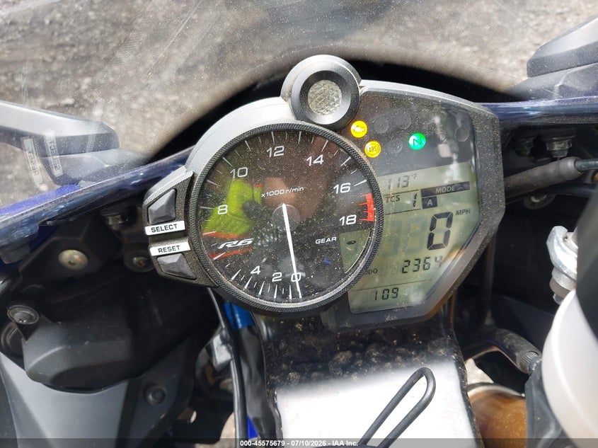 2019 Yamaha Yzfr6 VIN: JYARJ28EXKA004985 Lot: 45575679