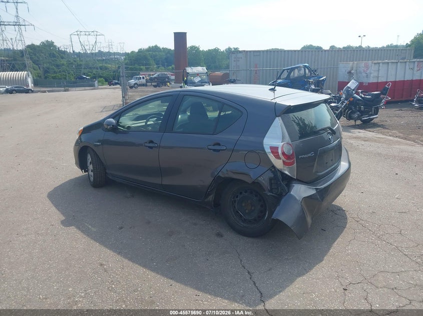 2012 Toyota Prius C Two VIN: JTDKDTB36C1023562 Lot: 45575690