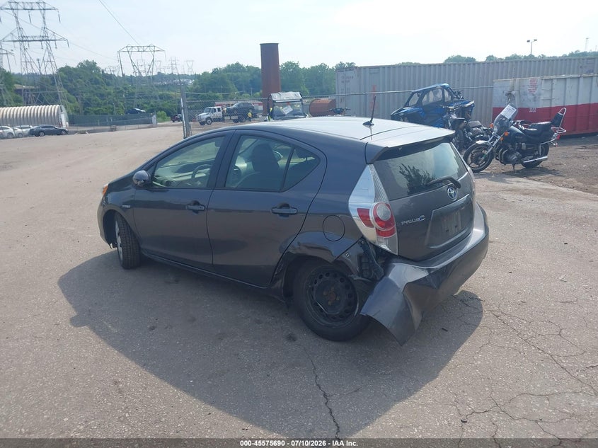 2012 Toyota Prius C Two VIN: JTDKDTB36C1023562 Lot: 45575690