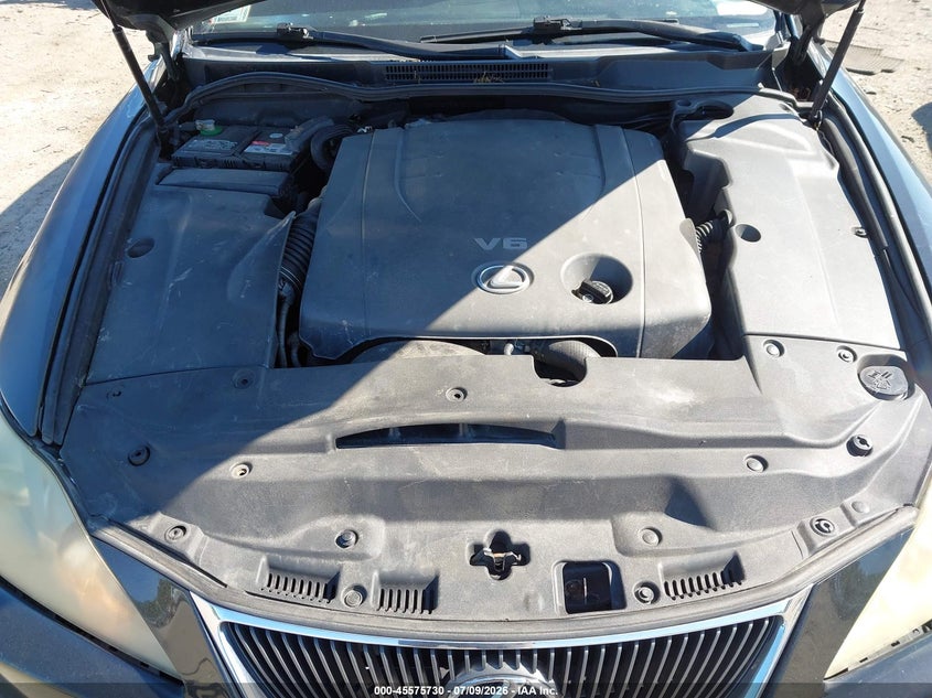 2007 LEXUS IS SEDAN 2.5L V-6 DI, DOHC, VVT, 204HP