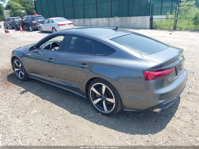 Vin: waufacf54sa019110, lot: 46074096, audi a5 sportback premium plus 45 tfsi s line quattro s tronic 20253