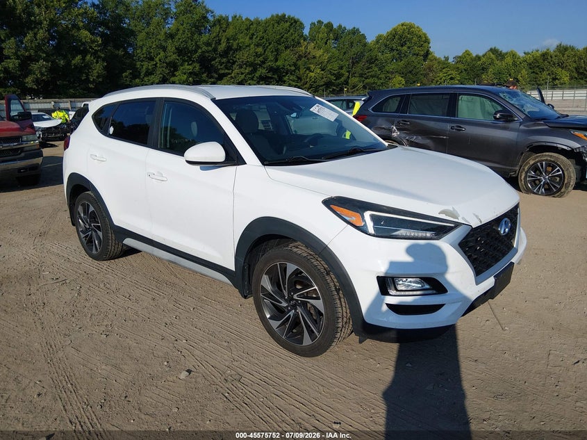 2019 Hyundai Tucson Sport, Левый перёд, IAAI, VIN KM8J3CAL9KU989378