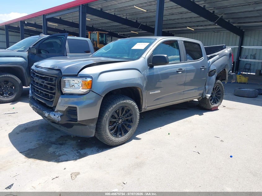 Vin: 1gtg5ben5m1154588, lot: 46074107, gmc canyon 2wd  short box elevation standard 20212