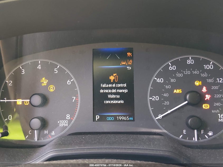 2025 Toyota Corolla Cross Le VIN: 7MUCAAAG6SV142452 Lot: 45575764