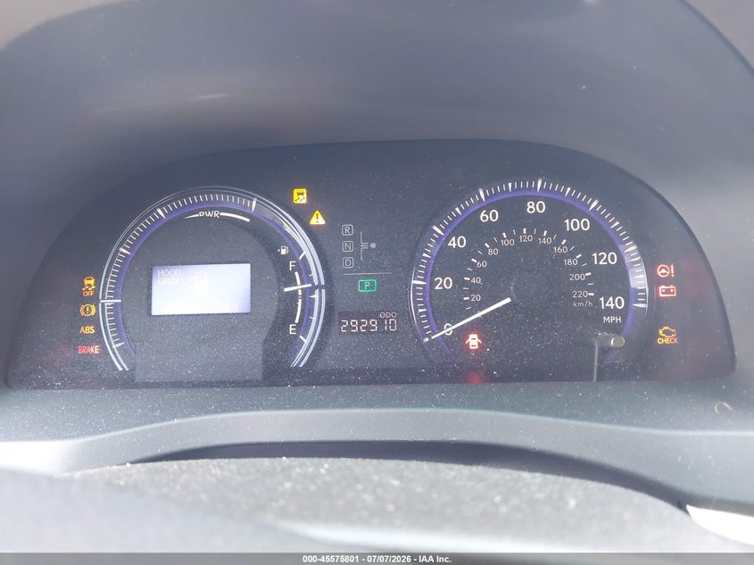 2010 LEXUS HS 250H auction photo 7