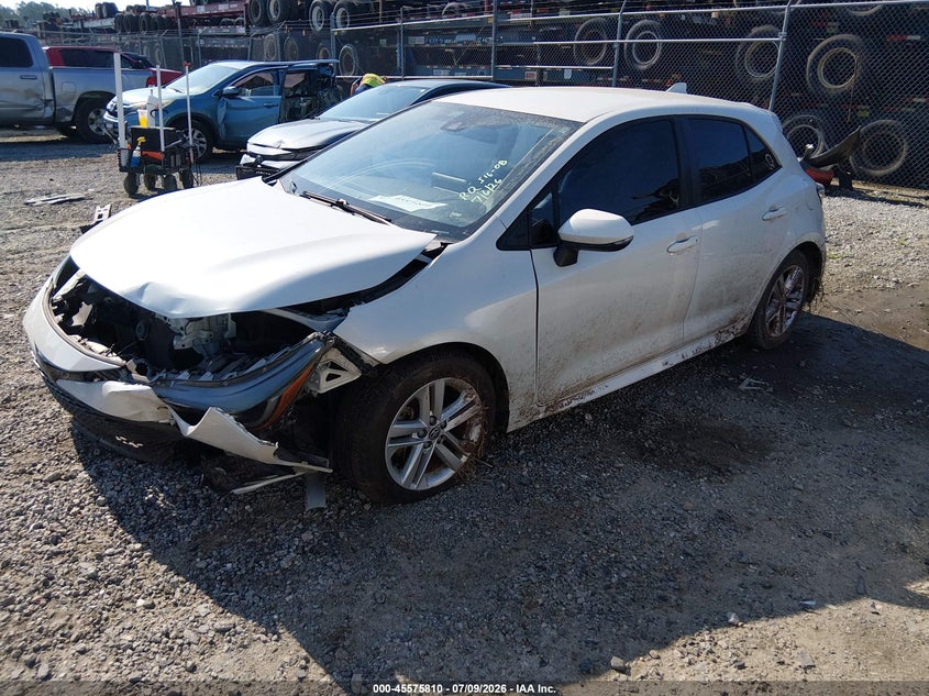 2019 Toyota Corolla, Удар спереди, IAAI, VIN JTNK4RBEXK3056504 — фото 2