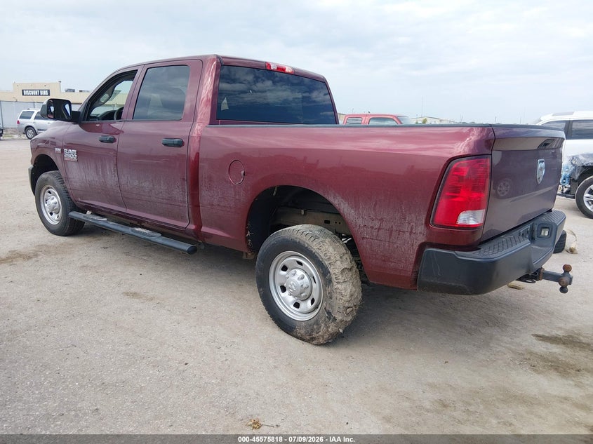 Vin: 3c6tr4ct6jg245468, lot: 46074171, ram 2500 tradesman  4x2 6'4 box 20183