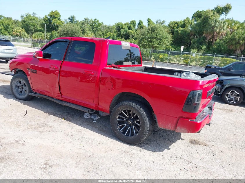 Vin: 1c6rr7mt5hs666370, lot: 46074217, ram 1500 night  4x4 5'7 box 20173
