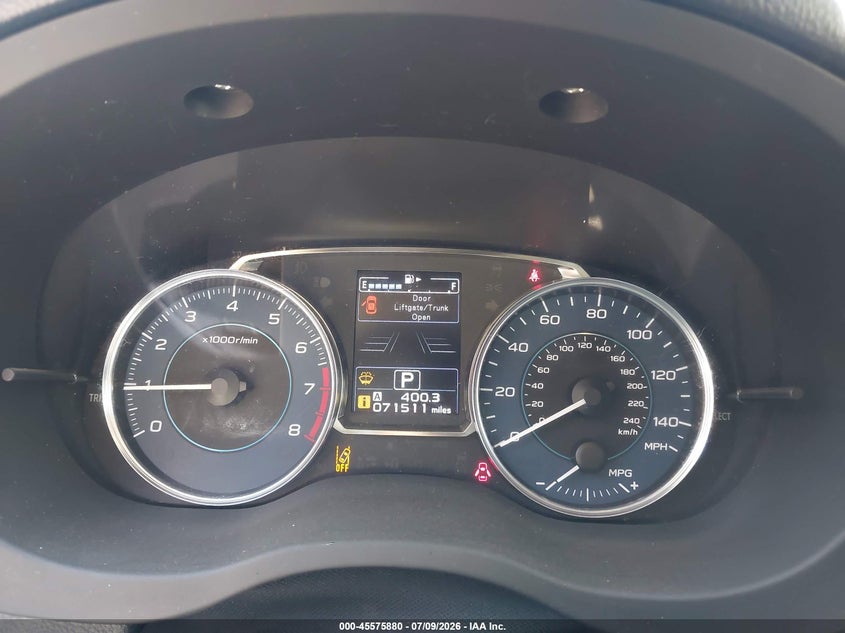 SUBARU CROSSTREK 2017 VIN JF2GPADC3H8215083