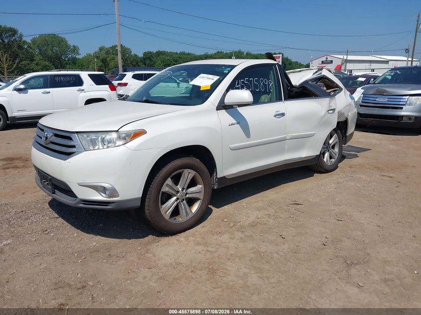 Vin: 5tddk3eh2ds179611, lot: 46074251, toyota highlander limited v6 20132
