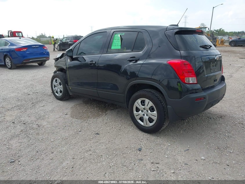 CHEVROLET TRAX 2016 VIN KL7CJKSB4GB633035