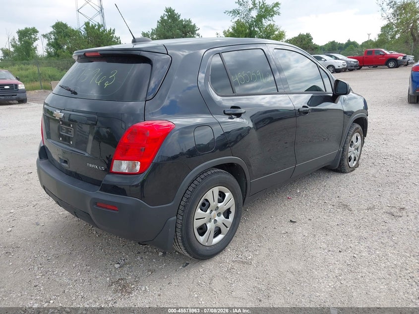 CHEVROLET TRAX 2016 VIN KL7CJKSB4GB633035