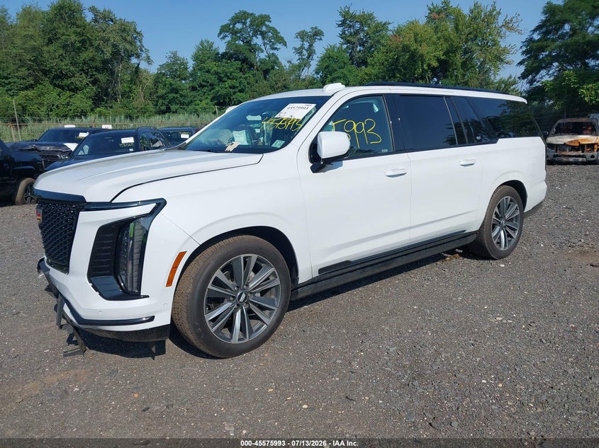 Vin: 1gys9pkl1tr251974, lot: 46074346, cadillac escalade esv sport 20262