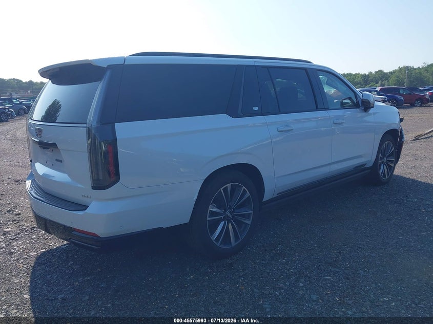 Vin: 1gys9pkl1tr251974, lot: 46074346, cadillac escalade esv sport 20264