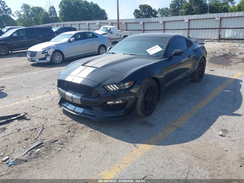 2019 Ford Mustang Shelby Gt350 Fastback, Rear, IAAI, VIN 1FA6P8JZXK5550156 — photo 2