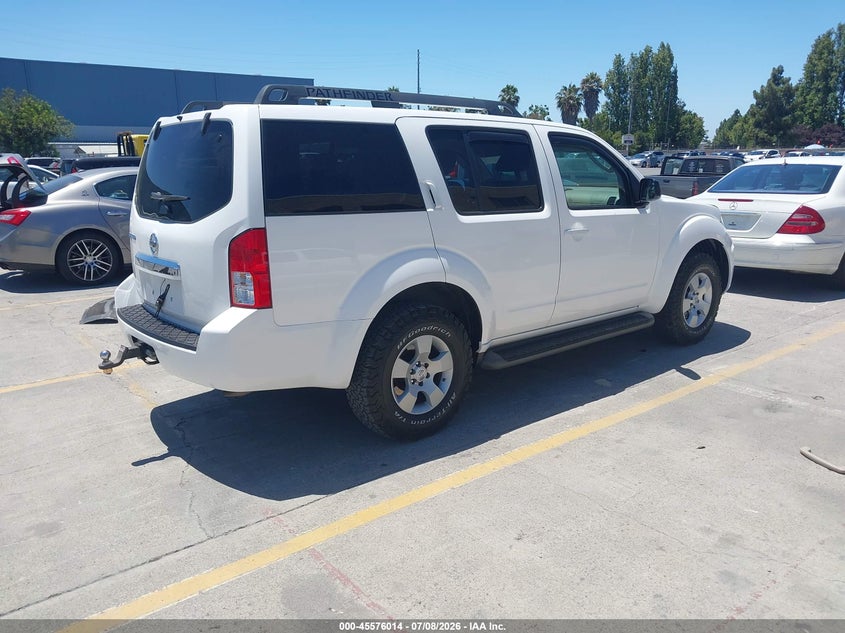 Vin: 5n1ar1nn7cc616183, lot: 46074367, nissan pathfinder s 20124