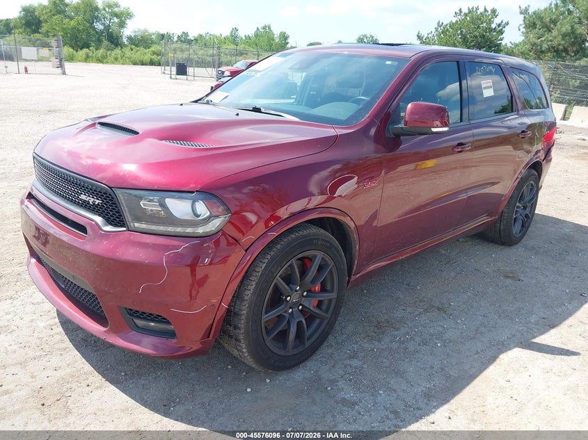 Vin: 1c4sdjgj3jc366634, lot: 46074449, dodge durango srt awd 20182