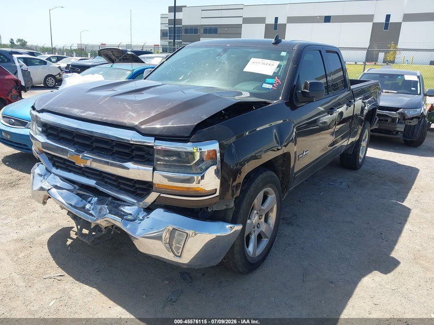 2018 Chevrolet Silverado, Удар спереди, IAAI, VIN 1GCRCREC3JZ354422 — фото 2