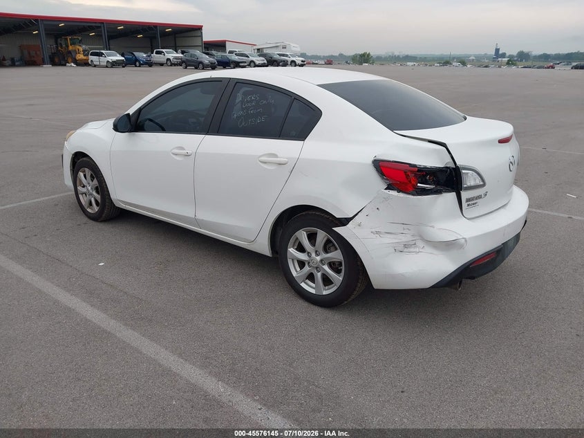 Vin: jm1bl1vg7b1455971, lot: 46074498, mazda mazda3 i touring 20113