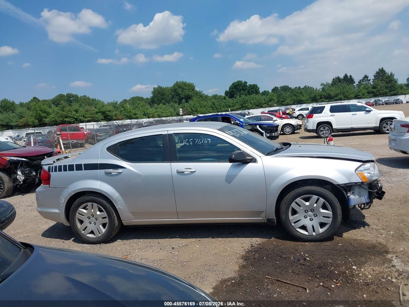 2012 Dodge Avenger Se VIN: 1C3CDZAB8CN102938 Lot: 45576169