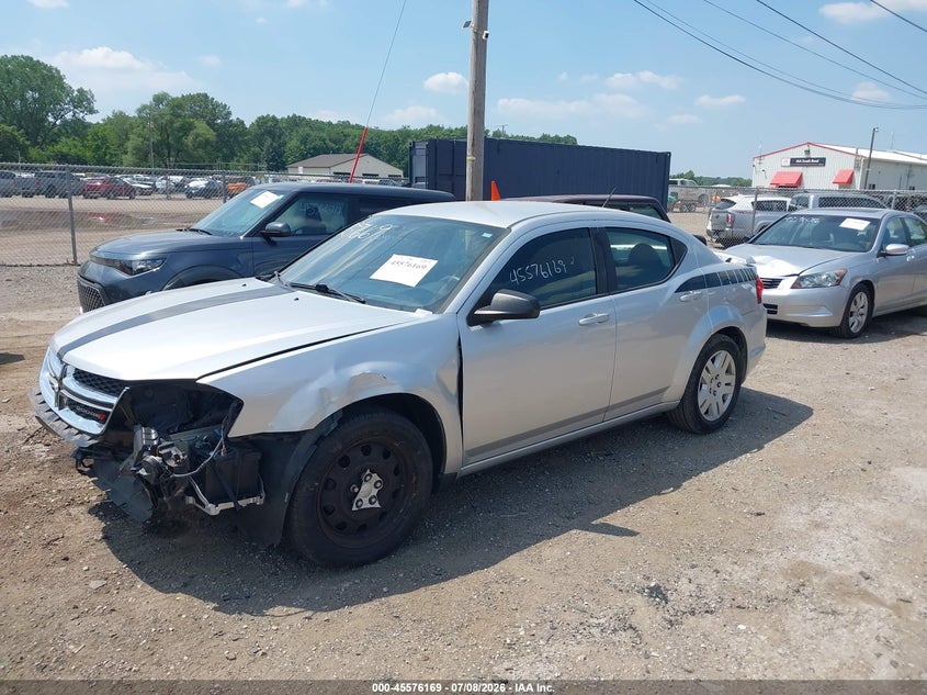 Vin: 1c3cdzab8cn102938, lot: 46074522, dodge avenger se 20122