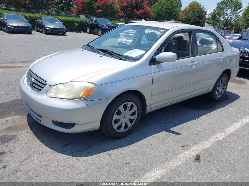 2003 Toyota Corolla, Normal Wear & Tear, IAAI, VIN 1NXBR32E33Z153294 — photo 2