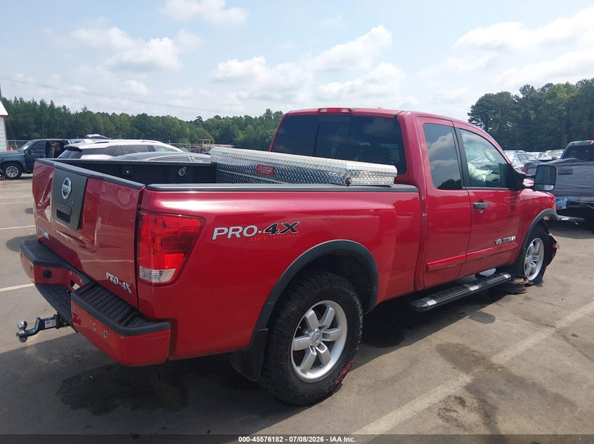 2011 Nissan Titan Pro-4X VIN: 1N6AA0CC4BN320397 Lot: 45576182