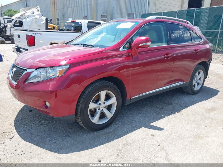 2010 LEXUS RX 350 auction photo 2