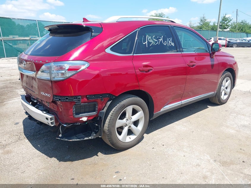 2010 LEXUS RX 350 auction photo 4
