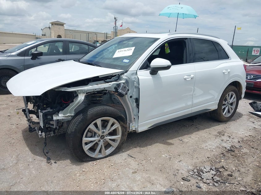 Vin: wa1decf37s1082600, lot: 46074562, audi q3 premium 45 tfsi s line quattro tiptronic 20252
