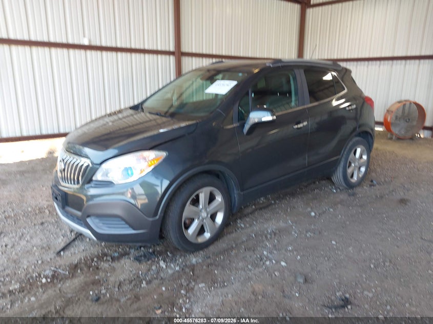Vin: kl4cjasb9gb634088, lot: 46074636, buick encore 20162