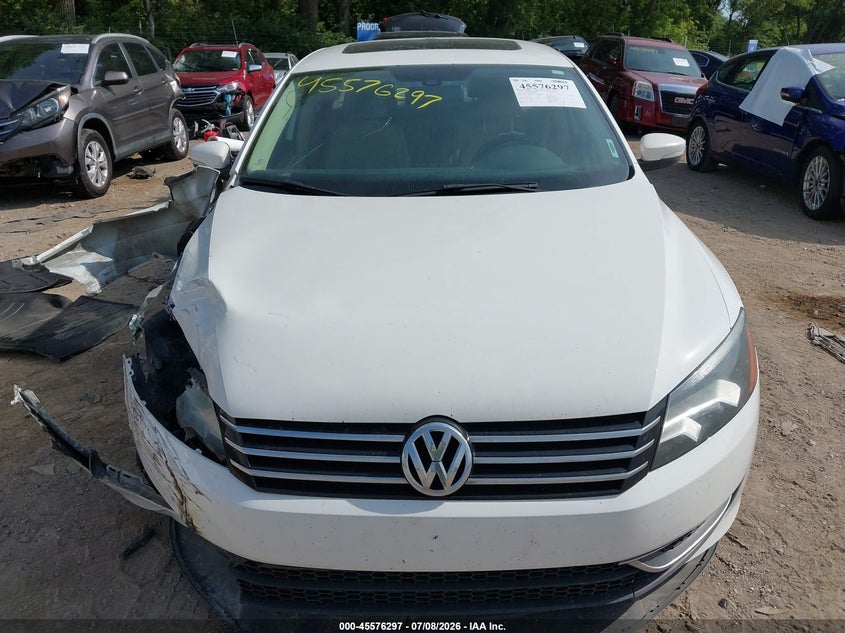 2013 Volkswagen Passat 2.5L Se VIN: 1VWBH7A34DC071075 Lot: 45576297