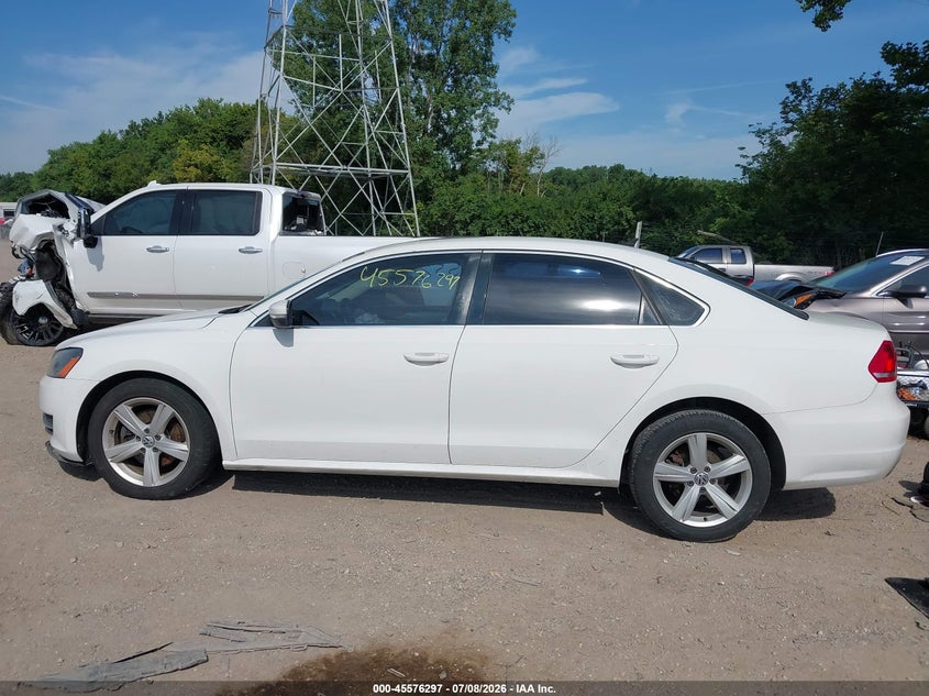 2013 Volkswagen Passat 2.5L Se VIN: 1VWBH7A34DC071075 Lot: 45576297