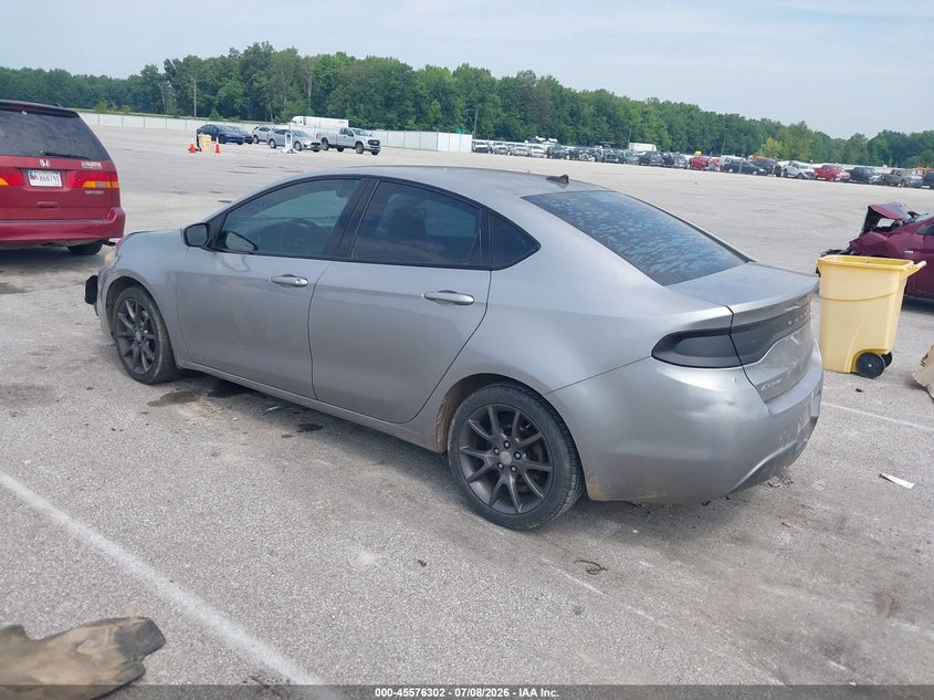 Vin: 1c3cdfaa7fd434143, lot: 46074655, dodge dart se 20153