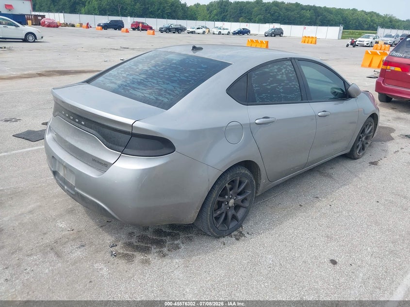 Vin: 1c3cdfaa7fd434143, lot: 46074655, dodge dart se 20154