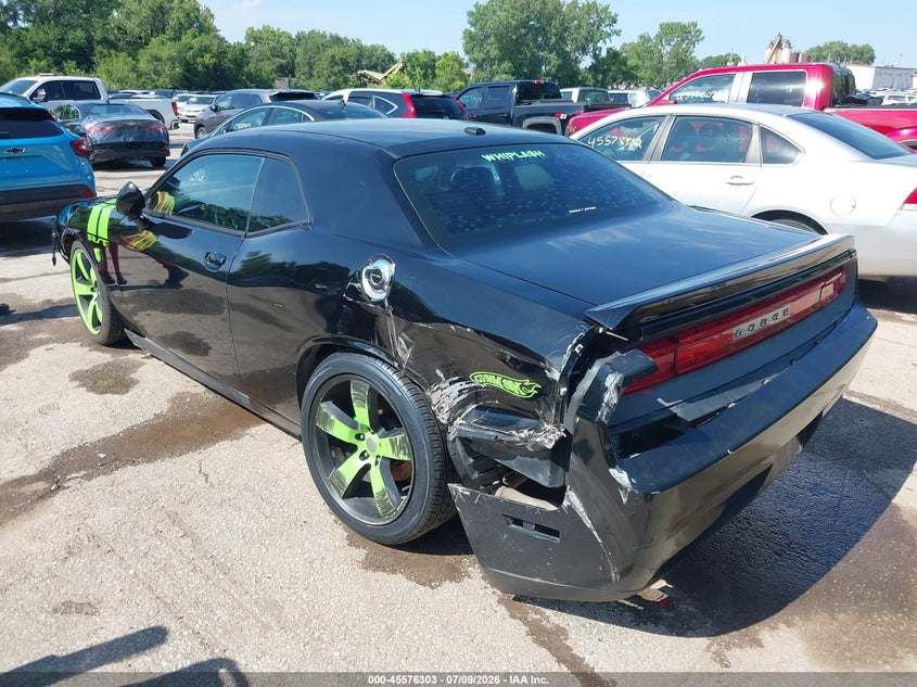 Vin: 2c3cdybt0ch229709, lot: 46074656, dodge challenger r/t 20123