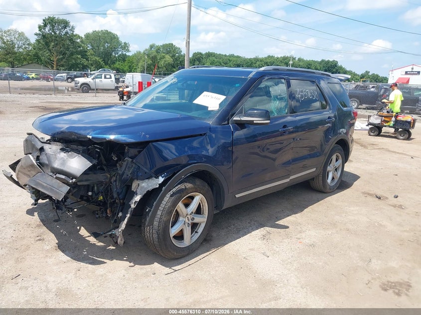 Vin: 1fm5k8d83ggc74014, lot: 46074663, ford explorer xlt 20162