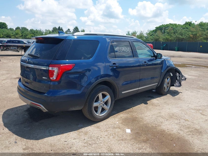 Vin: 1fm5k8d83ggc74014, lot: 46074663, ford explorer xlt 20164