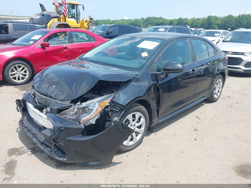 2022 Toyota Corolla, Front End, IAAI, VIN 5YFEPMAE3NP285275 — photo 2