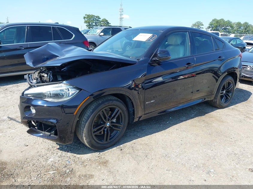 Vin: 5uxku2c51f0f96438, lot: 46074730, bmw x6 xdrive35i 20152